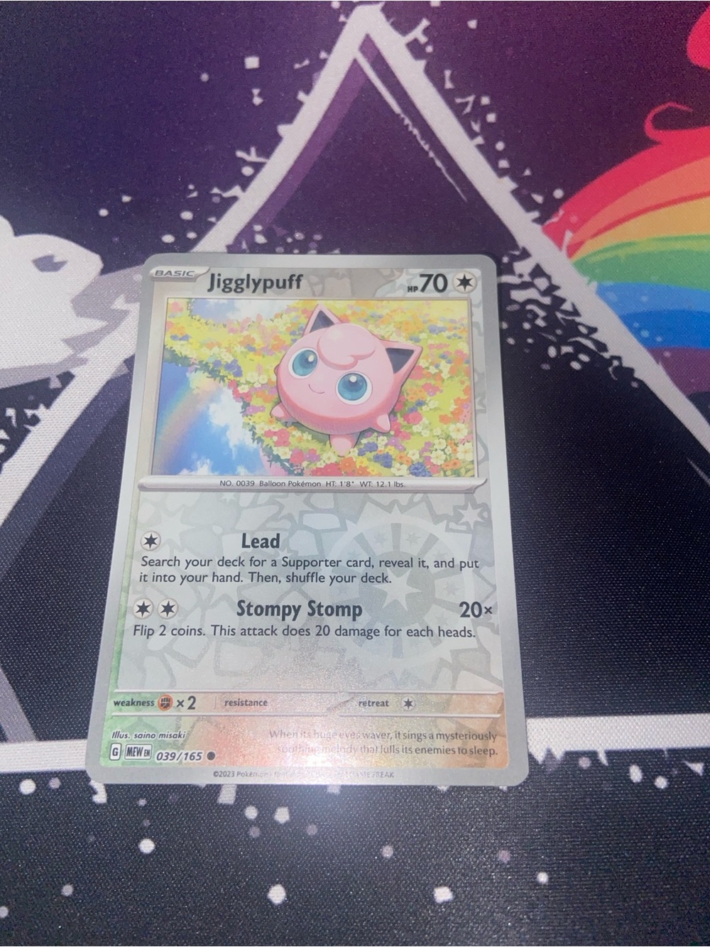 Jigglypuff Rev holo (039/165) Scarlet & Violet: 151